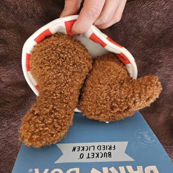 Bark Fried Chicken Bucket Dog Toy - NWT - Picture 2 of 3